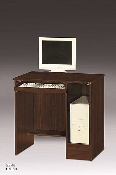 【石川家居】OU-748-2 胡桃2.4尺電腦桌 (不含其他商品) 需搭配車趟
