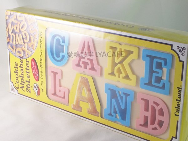 《愛鴨咖啡》NO-1733 日本CakeLand26英文單子餅模型 模具