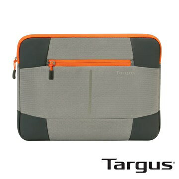 [免運] Targus Bex II 纖薄隨行電腦保護袋-灰橘色 (12.1