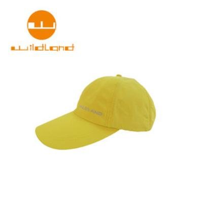 [ WILDLAND 荒野 ] 中性抗UV透氣棒球帽 / 檸檬黃 / W1013-34-F