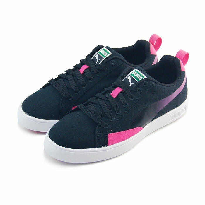 (女)PUMA MATCH LITE LO BLUR WNS 休閒鞋 黑/桃紅-35897903