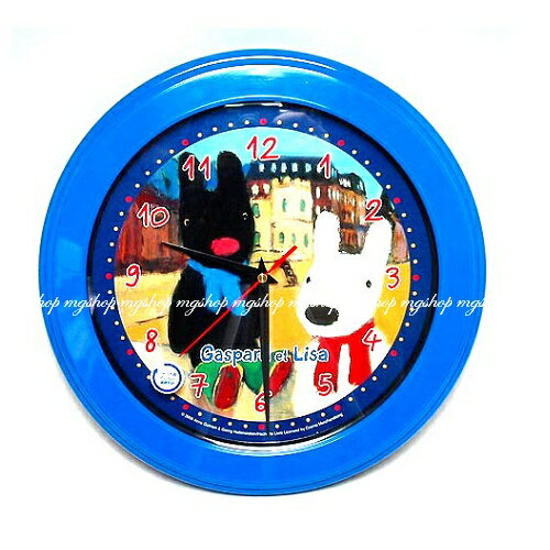 日本原裝Gaspard et Lisa 時鐘/掛鐘(靜音秒針)-藍色