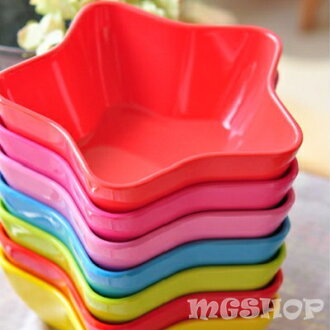 彩虹星星沙拉碗/冰淇淋碗/塑膠碗(7色/單售)