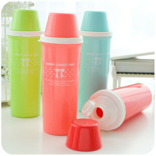 蝴蝶結可愛水杯 果凍色運動水壺420ml-4色/單售