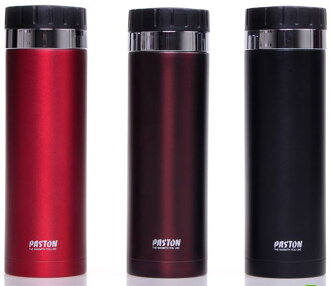 日本PASTON不鏽鋼真空保溫/保冷 水壺/隨手杯 500ml-單售