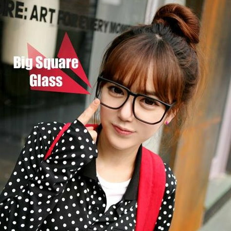 日韓歐美配件造型 平光眼鏡 眼鏡框 男女適用 眼鏡架 豹紋大黑方框 -5色