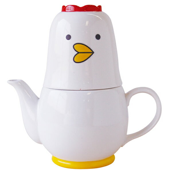 日本原裝 SUNART TEA FOR ONE 小雞杯茶壺組SAN2106