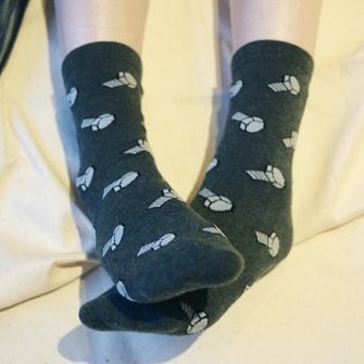 日韓系情侶中高筒襪全純棉卡通個性螺絲男女款-4色/單售