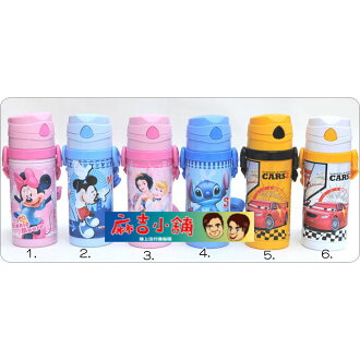 Disney 迪士尼 不鏽鋼軟吸管杯/水壺400ML(米奇/米妮/白雪公主)單售
