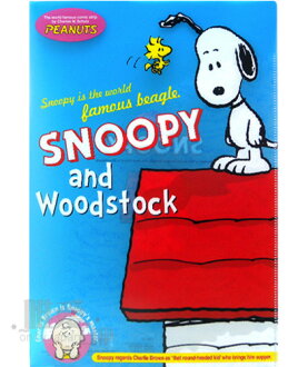 *唯愛日本*C1022500015 史努比 史奴比 SNOOPY 雙面資料夾-站紅屋與塔克 文件夾 收納夾 日本製