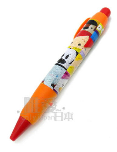 ~*唯愛日本*~C 1030400034 迪士尼Pook a Looz 系列 胖胖原子筆-橘PLK2集合 日本帶回