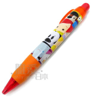 ~*唯愛日本*~C1030400036 迪士尼Pook a Looz 系列 胖胖自動鉛筆-橘PLK2方塊 日本帶回