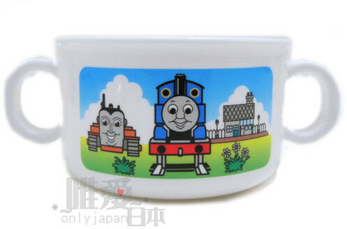 ~*唯愛日本*~C6030900048 THOMAS & FRIENDS 湯瑪士 小火車 BABY兩手把杯 塑膠杯 日本製