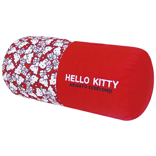 【唯愛日本】14102300001 40th圓筒抱枕 三麗鷗 Hello Kitty 凱蒂貓 枕頭 午安枕 靠枕