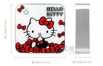 【真愛日本】14022700003電力銀行-炫彩合金白 三麗鷗 Hello Kitty 凱蒂貓 行動電源 手機充電器