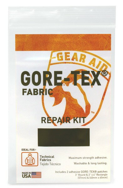 McNETT Gear Aid 美國製 Gore-tex 原廠補釘/修補片/風雨衣修補片/GTX補丁 黑 15310