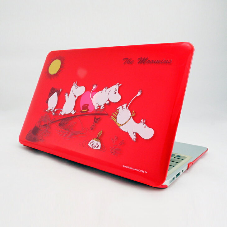 Moomin嚕嚕米正版授權 - Macboo水晶殼：【 The Moomin(紅) 】《 Macbook Air / Pro / Retina 11.6" / 12" / 13.3" / 15.4"》