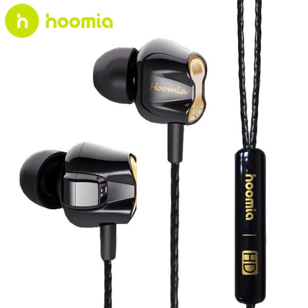 ＊╯新風尚潮流╭＊ hoomia D8 雙動圈高音質編織線入耳式耳機 hoomia_D8