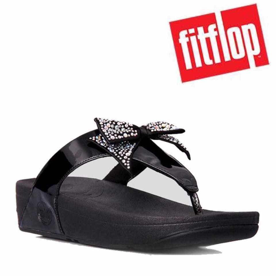 【Fitflop】蝴蝶結__ 黑色Women's Fitflop NewStyle Bow Black