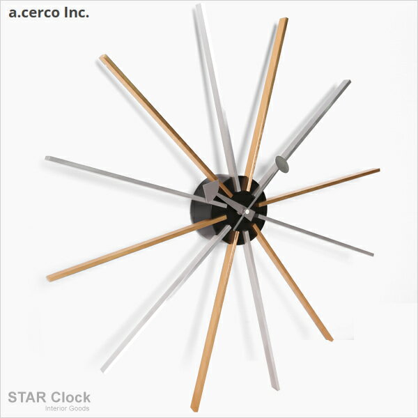 E&J【019001】a.cerco 極星掛鐘 Star Clock 經典設計/北歐風