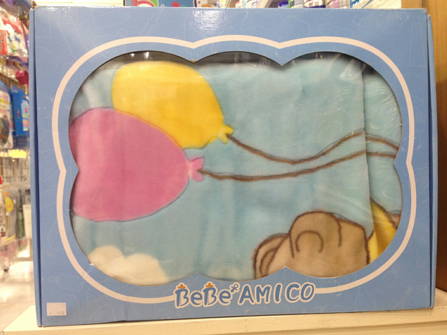 BeBe Amico 爵士熊毛毯 (氣球)