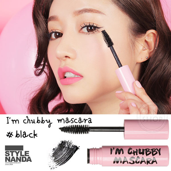 韓國3CE(3CONCEPT EYES) PINK RUMOUR I'M CHUBBY MASCARA粉紅謠言捲翹濃密胖胖防水睫毛膏【AN SHOP】