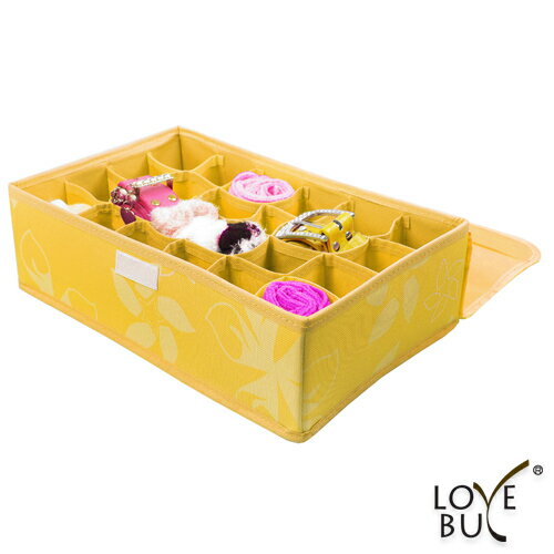 【Love Buy】24格小物收納盒(黃色)