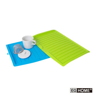 【EG Home 宜居家】可吊掛式餐具收納瀝水盤(45x30cm)_二入組(不挑色)