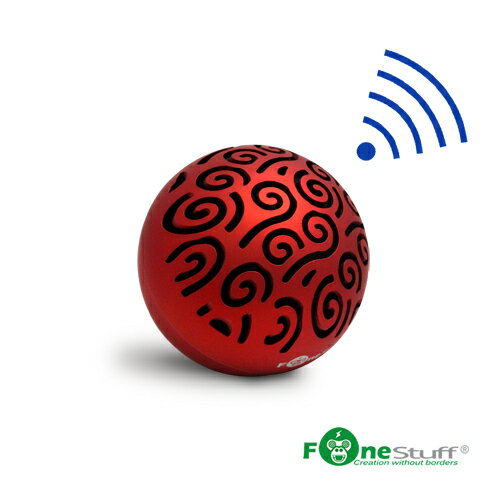 [福利品] FONESTUFF SPB1000魔球無線藍芽攜帶型喇叭(紅)