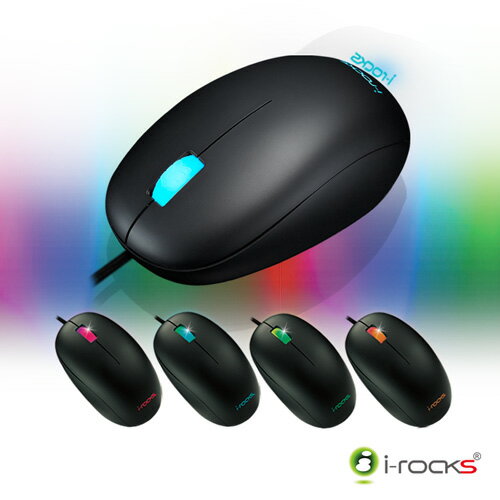 [福利品] i-Rocks M05多彩炫光RGB光學電競滑鼠