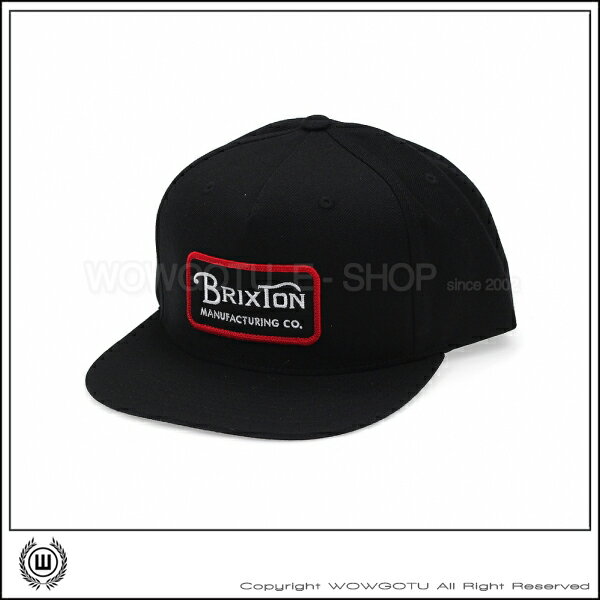 【 BRIXTON 】街頭流行棒球帽 - GRADE 帽款 - 黑