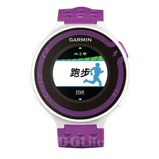 GARMIN 進階級跑步腕錶 Forerunner 220 紫白