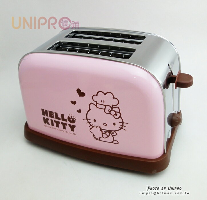 【UNIPRO】Hello Kitty 凱蒂貓 烤麵包機 吐司可以烙出KT的頭型 三麗鷗正版授權