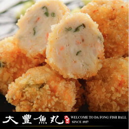 【大豐魚丸】火鍋料鍋物炸物專家--金錢炸蝦餅--600g(大份)