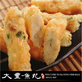 【大豐魚丸】火鍋料鍋物炸物專家-嘎嘎叫捲(蝦仁捲)-300g