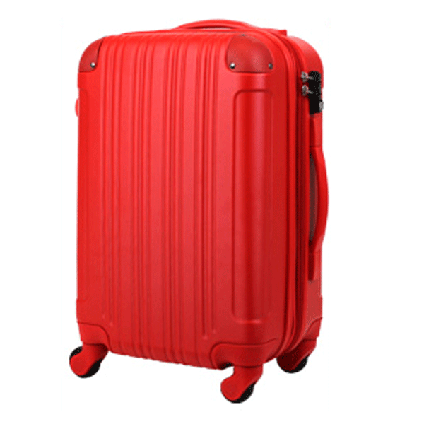 日本 LEGEND WALKER 5082-60-25吋 PC+ABS超輕量行李箱-鮮紅
