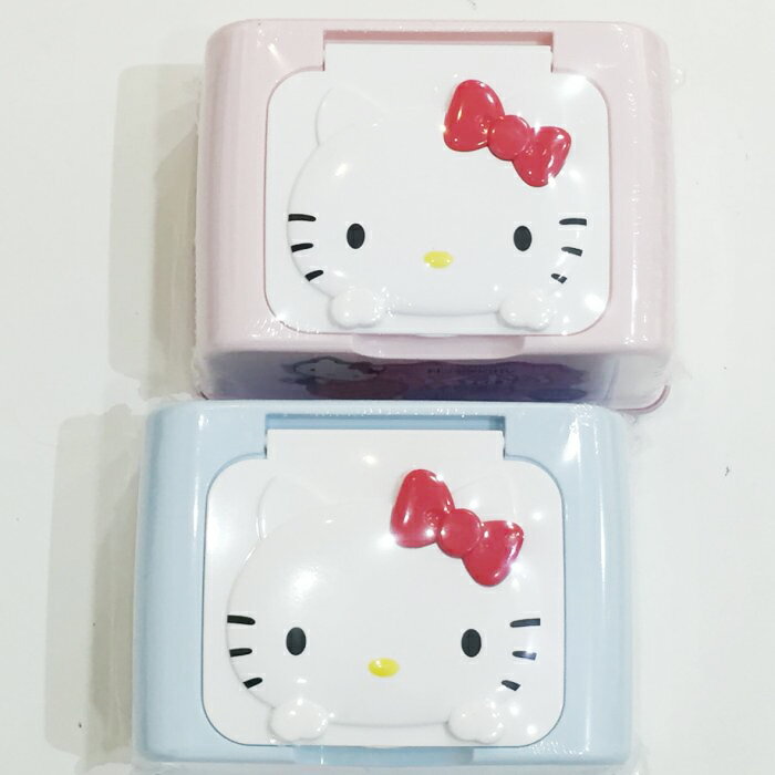 Hello Kitty 濕紙巾 造型盒裝 卸妝濕紙巾 美妝 正版日本製造進口 限定販售 * JustGirl *
