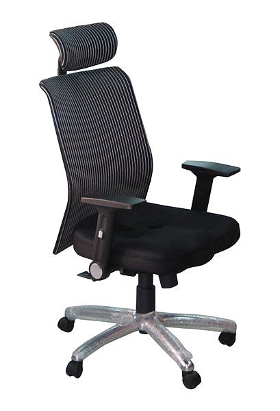 【尚品家具】767-027 黑色電腦椅/專利辦公椅/書桌椅/彈簧氣壓/專利座墊