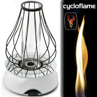 CycloFlame Mini 野趣安全氣氛燈/火舞旋安全燃料情境氣氛燈/燭光燈/螺旋火舞燈 雪白白