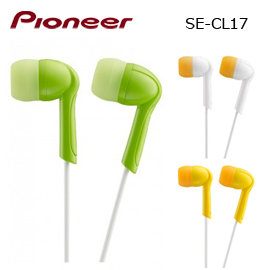 【集雅社】福利出清特賣 PIONEER 日本 先鋒 SE-CL17 入耳式 玩色蜜糖 耳道式耳機 公司貨 免運