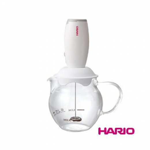 可傑 日本進口 HARIO 電動奶泡器組 CQT-45 拿鐵、卡布輕鬆做
