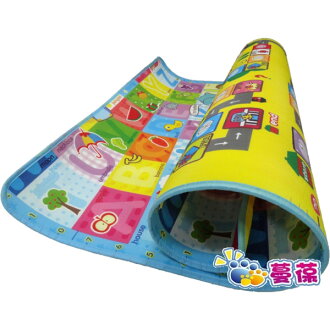 《孩子國》大富翁+字母雙面萬用地墊附贈充氣骰子