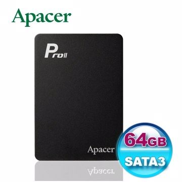 Apacer 宇瞻 AS510S 64GB 64G Proll SATA3 2.5吋 7mm SSD 固態硬碟 [天天3C]  