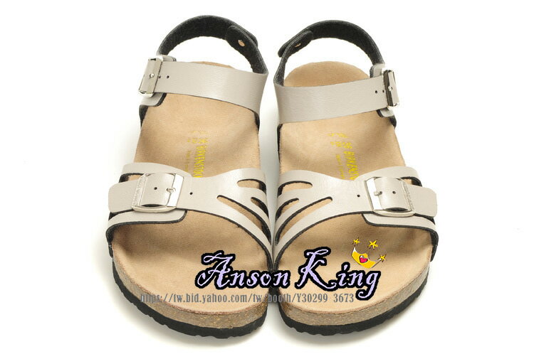 [Anson King]Outlet正品代購birkenstock Bali系列 男女款 真皮 懶人涼拖鞋 乳白色