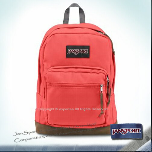 【騷包館】JANSPORT 個性麂皮後背包 大溪地橘 JS-43969J0D5