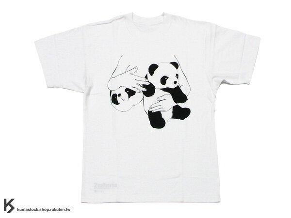 少量入荷 2UNiVERSE ”PANDA TEE” 抱抱 熊貓 白底