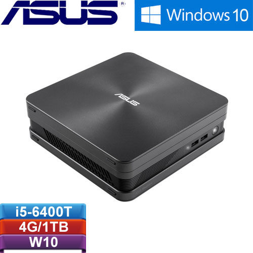 ASUS華碩  VIVO PC VC65R-64T5ATA 迷你電腦 i5-6400T/4G/1TB/WIN10