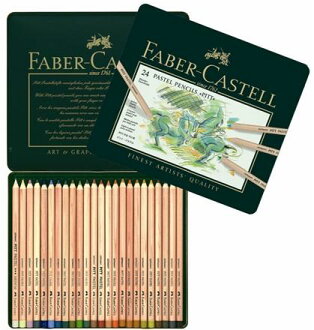 【FABER-CASTELL】輝柏 112124 PITT 粉彩色鉛筆-24色