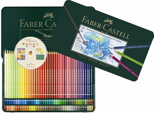限量供應 【FABER-CASTELL】輝柏117511藝術家級水彩色鉛筆 - 120色