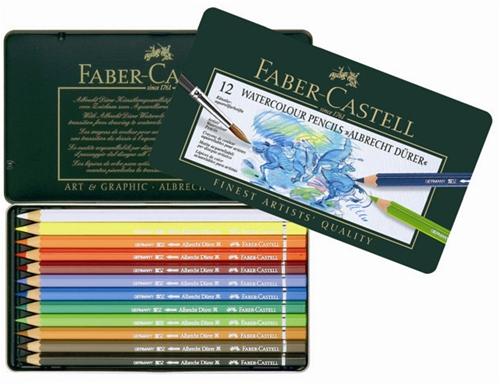 【FABER-CASTELL】輝柏117512藝術家級水彩色鉛筆 - 12色
